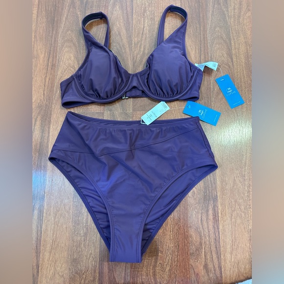 Purple Bikini with Underwire NWT size Medium - Picture 4 of 5